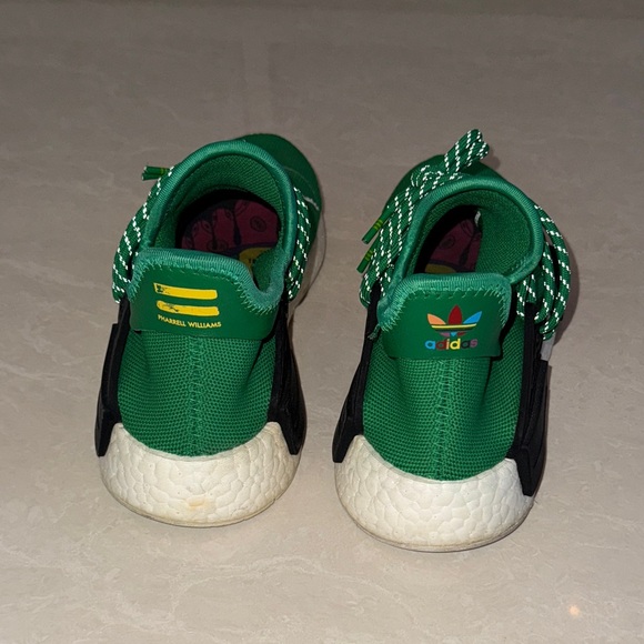 Adidas Pharrell x NMD Human Race Green  men’s size US 7